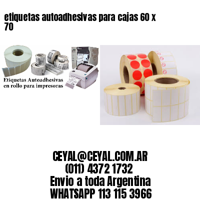 etiquetas autoadhesivas para cajas 60 x 70