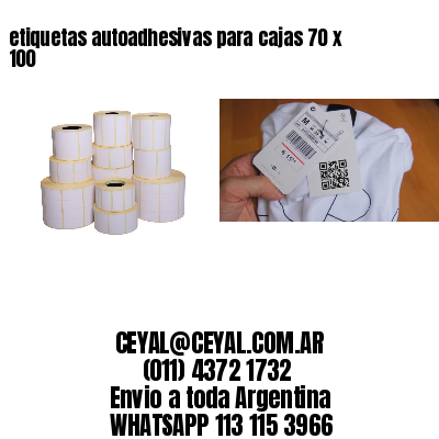 etiquetas autoadhesivas para cajas 70 x 100