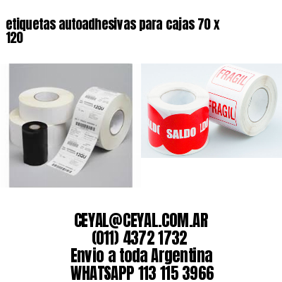 etiquetas autoadhesivas para cajas 70 x 120