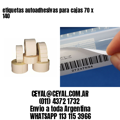 etiquetas autoadhesivas para cajas 70 x 140