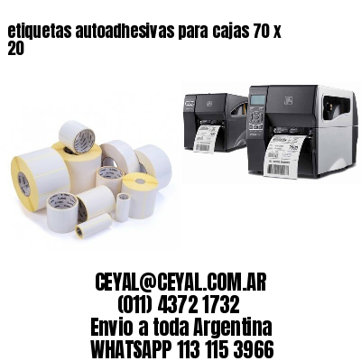 etiquetas autoadhesivas para cajas 70 x 20
