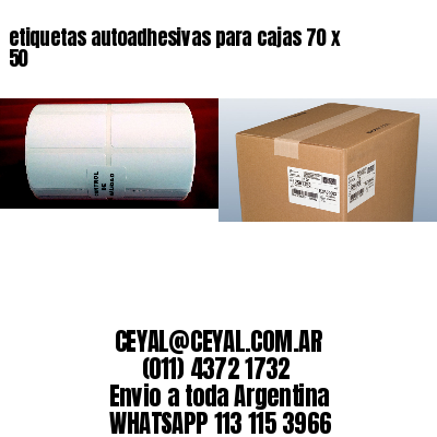 etiquetas autoadhesivas para cajas 70 x 50