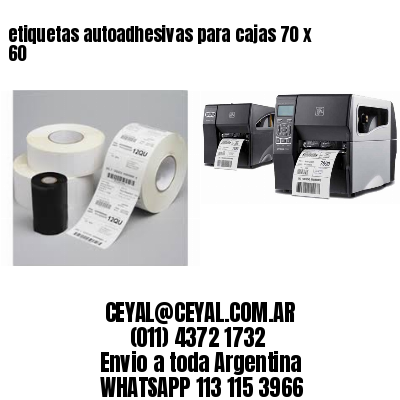 etiquetas autoadhesivas para cajas 70 x 60