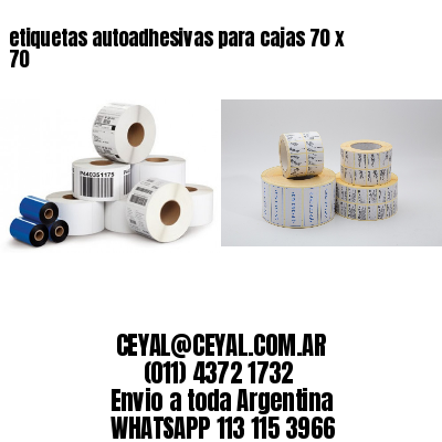 etiquetas autoadhesivas para cajas 70 x 70