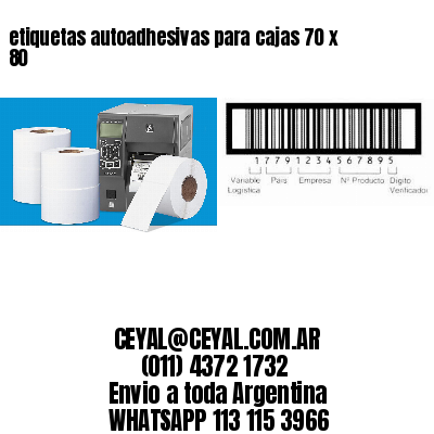 etiquetas autoadhesivas para cajas 70 x 80