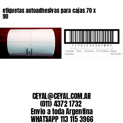 etiquetas autoadhesivas para cajas 70 x 90