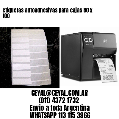 etiquetas autoadhesivas para cajas 80 x 100