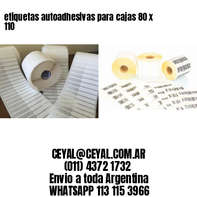 etiquetas autoadhesivas para cajas 80 x 110