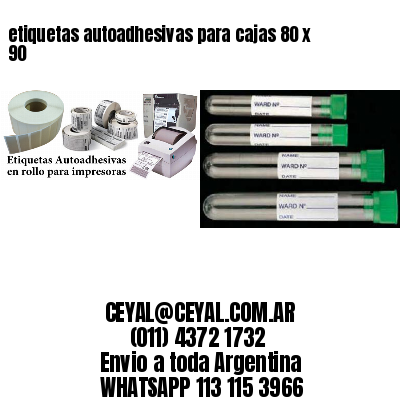 etiquetas autoadhesivas para cajas 80 x 90
