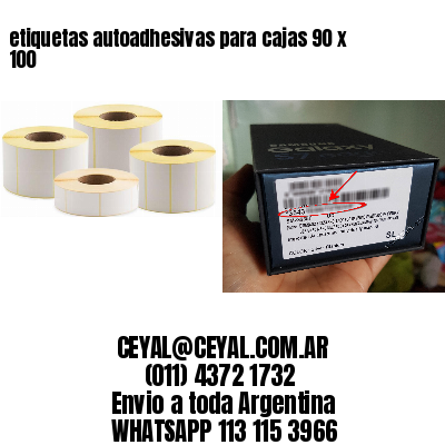 etiquetas autoadhesivas para cajas 90 x 100