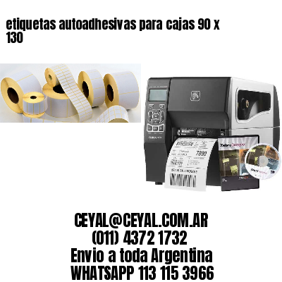 etiquetas autoadhesivas para cajas 90 x 130