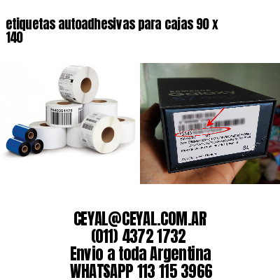 etiquetas autoadhesivas para cajas 90 x 140