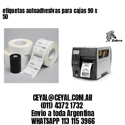 etiquetas autoadhesivas para cajas 90 x 50