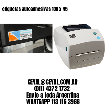 etiquetas autoadhesivas 100 x 45