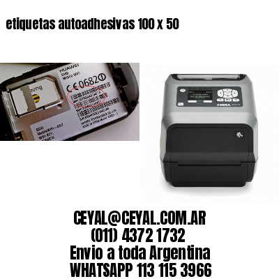 etiquetas autoadhesivas 100 x 50