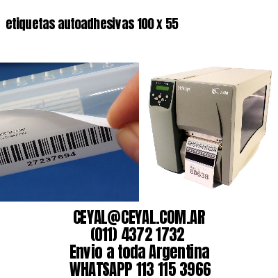 etiquetas autoadhesivas 100 x 55