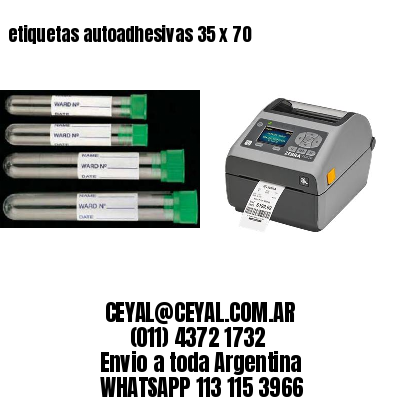 etiquetas autoadhesivas 35 x 70