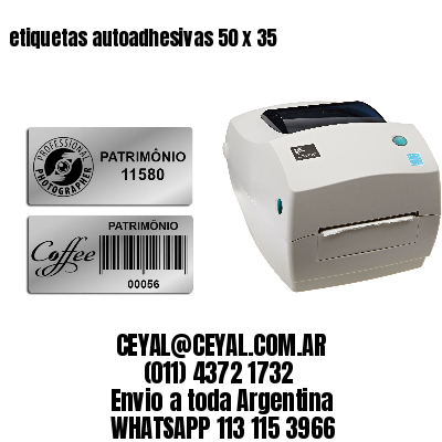 etiquetas autoadhesivas 50 x 35