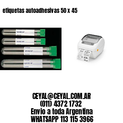 etiquetas autoadhesivas 50 x 45