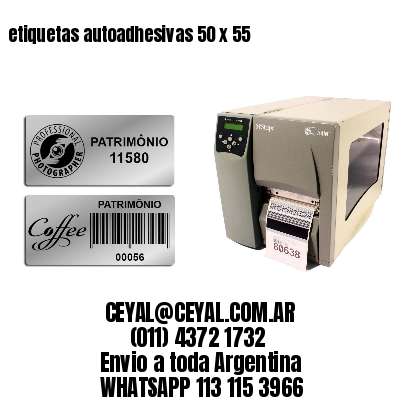 etiquetas autoadhesivas 50 x 55