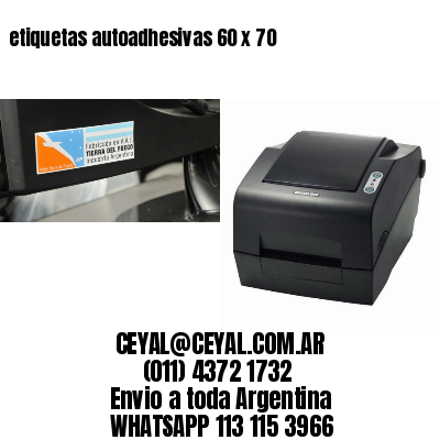 etiquetas autoadhesivas 60 x 70