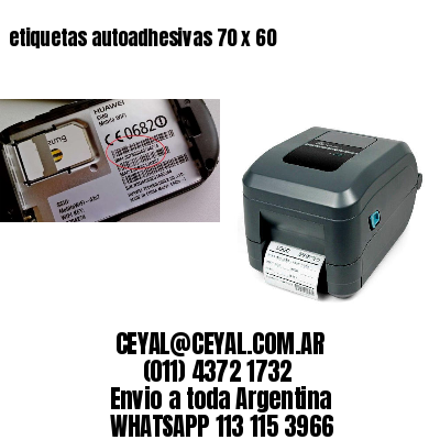 etiquetas autoadhesivas 70 x 60