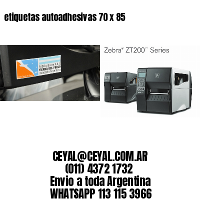 etiquetas autoadhesivas 70 x 85