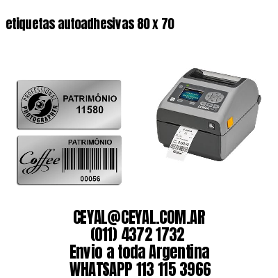 etiquetas autoadhesivas 80 x 70