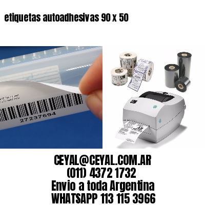 etiquetas autoadhesivas 90 x 50