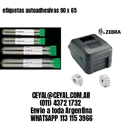 etiquetas autoadhesivas 90 x 65