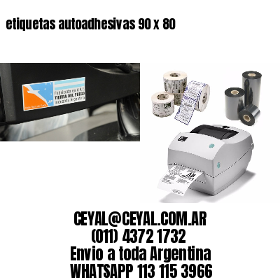 etiquetas autoadhesivas 90 x 80