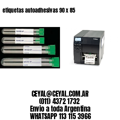 etiquetas autoadhesivas 90 x 85