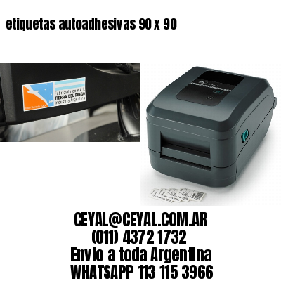 etiquetas autoadhesivas 90 x 90