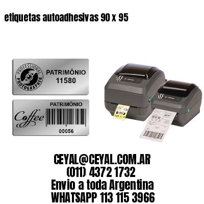 etiquetas autoadhesivas 90 x 95