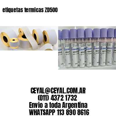 etiquetas termicas ZD500