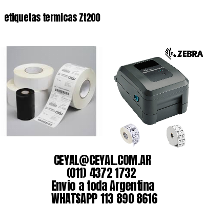 etiquetas termicas Zt200