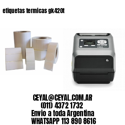 etiquetas termicas gk420t