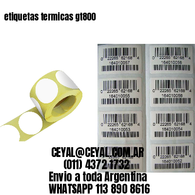 etiquetas termicas gt800