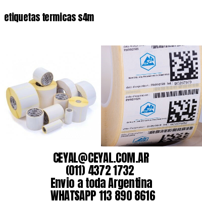 etiquetas termicas s4m