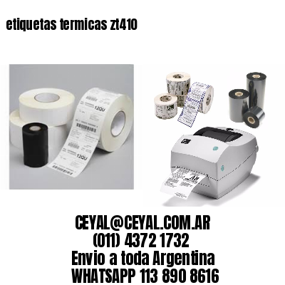 etiquetas termicas zt410