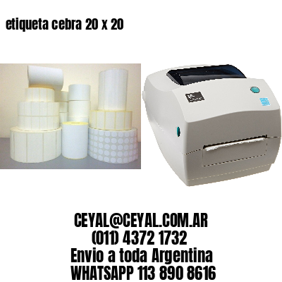 etiqueta cebra 20 x 20
