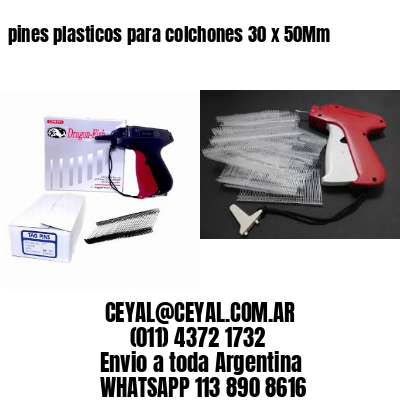 pines plasticos para colchones 30 x 50Mm