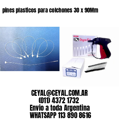 pines plasticos para colchones 30 x 90Mm