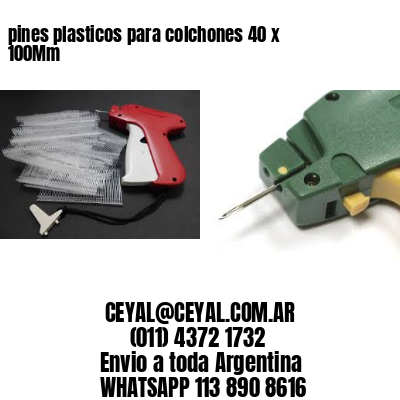 pines plasticos para colchones 40 x 100Mm