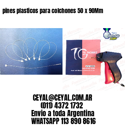 pines plasticos para colchones 50 x 90Mm