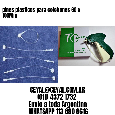 pines plasticos para colchones 60 x 100Mm