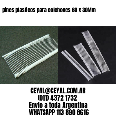 pines plasticos para colchones 60 x 30Mm