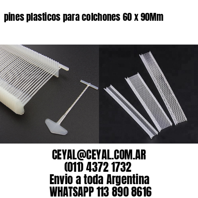 pines plasticos para colchones 60 x 90Mm
