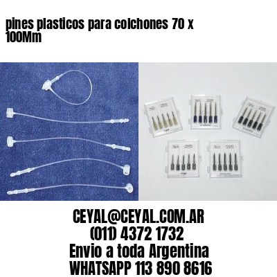 pines plasticos para colchones 70 x 100Mm