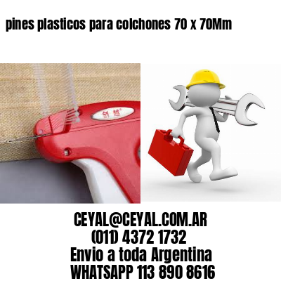 pines plasticos para colchones 70 x 70Mm